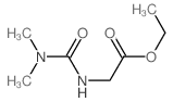 ethyl 2-(dimethylcarbamoylamino)acetate Structure