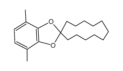 4,7-Dimethylspiro[1,3-benzodioxol-2,1'-cyclododecan] Structure