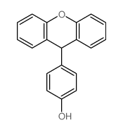 Phenol,4-(9H-xanthen-9-yl)- Structure