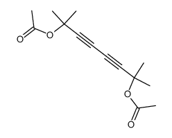 2,7-diacetoxy-2,7-dimethyl-octa-3,5-diyne Structure