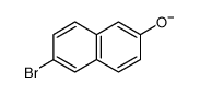 6-bromo-2-naphthoxide anion Structure