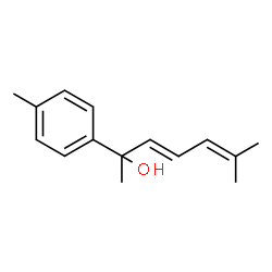 Benzenemethanol, alpha,4-dimethyl-alpha-(4-methyl-1,3-pentadienyl)- (9CI) Structure