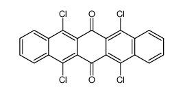 5,7,12,14-tetrachloro-pentacene-6,13-dione Structure