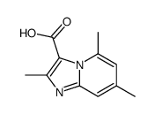 2,5,7-trimethylimidazo[1,2-a]pyridine-3-carboxylic acid Structure