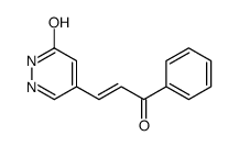 4-(3-oxo-3-phenylprop-1-enyl)-1H-pyridazin-6-one Structure