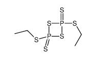 2,4-BIS(ETHYLTHIO)-1,3,2,4-DITHIADIPHOSPHETANE-2,4-DISULFIDE Structure