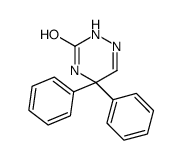 4,5-dihydro-5,5-diphenyl-1,2,4-triazin-3(2H)-one structure