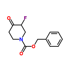 Benzyl 3-fluoro-4-oxo-1-piperidinecarboxylate picture