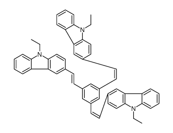 1,3,5-TRIS(2-(9-ETHYLCABAZYL-3)ETHYLENE& Structure