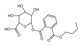 Monobutyl Phthalate Acyl-β-D-glucuronide Structure