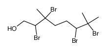 2,3,6,7-tetrabromo-3,7-dimethyl-octan-1-ol Structure