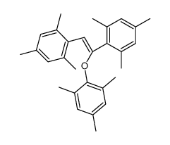 (Z)-2,2'-(1-(mesityloxy)ethene-1,2-diyl)bis(1,3,5-trimethylbenzene) Structure