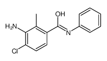 3-amino-4-chloro-2-methyl-N-phenylbenzamide结构式