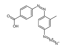 4-[(4-azido-2-methylphenyl)diazenyl]benzoic acid Structure