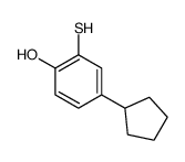 4-cyclopentyl-2-sulfanylphenol Structure