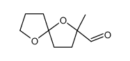 2-methyl-1,6-dioxaspiro[4.4]nonane-2-carbaldehyde Structure