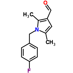 1-(4-Fluorobenzyl)-2,5-dimethyl-1H-pyrrole-3-carbaldehyde picture