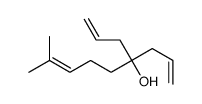 8-methyl-4-prop-2-enylnona-1,7-dien-4-ol结构式