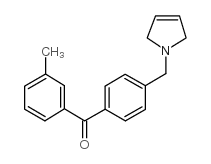 3-METHYL-4'-(3-PYRROLINOMETHYL) BENZOPHENONE图片