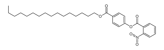 (4-hexadecoxycarbonylphenyl) 2-nitrobenzoate结构式