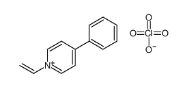 1-ethenyl-4-phenylpyridin-1-ium,perchlorate Structure