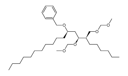 (5S,6R)-5-((R)-2-(benzyloxy)tridecyl)-6-hexyl-2,4,8,10-tetraoxaundecane结构式