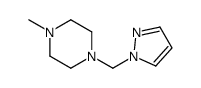 Piperazine, 1-methyl-4-(1H-pyrazol-1-ylmethyl)- (9CI)图片