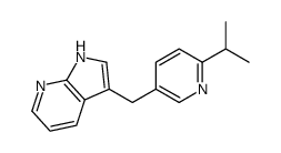 3-[(6-propan-2-ylpyridin-3-yl)methyl]-1H-pyrrolo[2,3-b]pyridine结构式