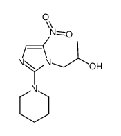 1-(5-Nitro-2-piperidin-1-yl-imidazol-1-yl)-propan-2-ol Structure