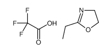 2-ethyl-4,5-dihydro-1,3-oxazole,2,2,2-trifluoroacetic acid结构式