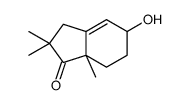 5-hydroxy-2,2,7a-trimethyl-3,5,6,7-tetrahydroinden-1-one Structure