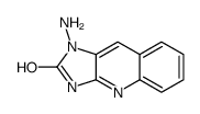 1-amino-3H-imidazo[4,5-b]quinolin-2-one结构式