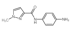 1-Methyl-1H-pyrazole-3-carboxylic acid (4-amino-phenyl)-amide Structure