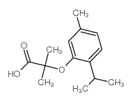 2-methyl-2-(5-methyl-2-propan-2-ylphenoxy)propanoic acid picture