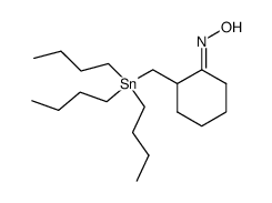 (E)-2-((tributylstannyl)methyl)cyclohexan-1-one oxime结构式