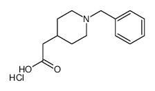 2-(1-苄基哌啶-4-基)乙酸盐酸盐结构式