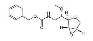 benzyl (S)-2-((1S,2R,5S)-3,6-dioxabicyclo[3.1.0]hexan-2-yl)-2- methoxyethylcarbamate Structure