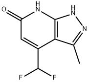 4-(difluoromethyl)-3-methyl-1,7-dihydro-6H-pyrazolo[3,4-b]pyridin-6-one Structure