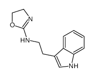 N-[2-(1H-indol-3-yl)ethyl]-4,5-dihydro-1,3-oxazol-2-amine结构式