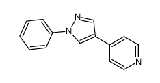 4-(1-phenyl-1H-pyrazol-4-yl)pyridine Structure