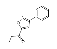 1-(3-phenyl-isoxazol-5-yl)-propan-1-one结构式