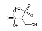 2-hydroxyethane-1,1-disulfonic acid Structure