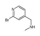 1-(2-bromopyridin-4-yl)-N-methylmethanamine structure