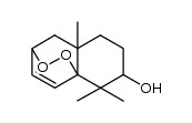 2-hydroxy-1,1,10-trimethyl-6,9-epidioxy-Δ7-octalin结构式