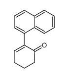 2-(1-naphthyl)-2-cyclohexenone Structure