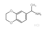 1-(2,3-DIHYDRO-BENZO[1,4]DIOXIN-6-YL)-ETHYLAMINE HYDROCHLORIDE structure