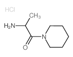 2-Amino-1-(1-piperidinyl)-1-propanone hydrochloride结构式