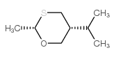 1,3-Oxathiane,2-methyl-5-(1-methylethyl)-,cis-(9CI)结构式