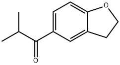 1-(2,3-二氢-1-苯并呋喃-5-基)-2-甲基丙酮结构式