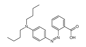 2-[[4-(dibutylamino)phenyl]diazenyl]benzoic acid Structure